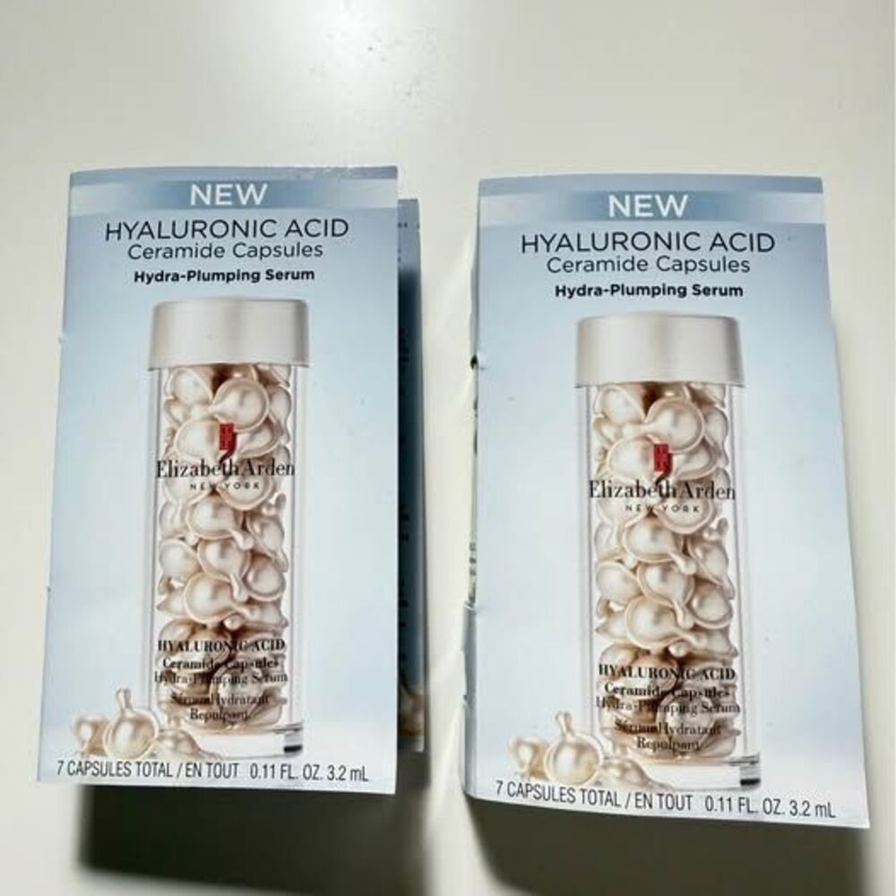 Elizabeth Arden Hyaluronic Acid Ceramide Capsules Hydra-Plumping Serum samples